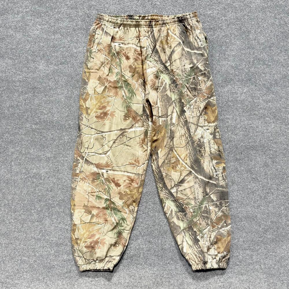 Liberty Sweatpants Mens XL Brown Camo Fleece Elastic Waist Hunting Outdoor